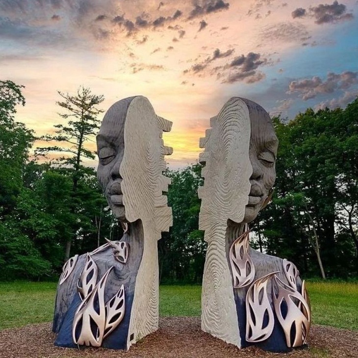 Nature-Inspired Sculptures, humanity