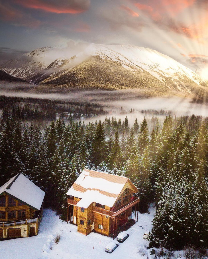 Alaska by Ian Merculieff mountain cabin