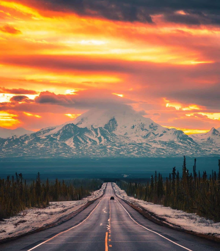 Alaska by Ian Merculieff car on a highway