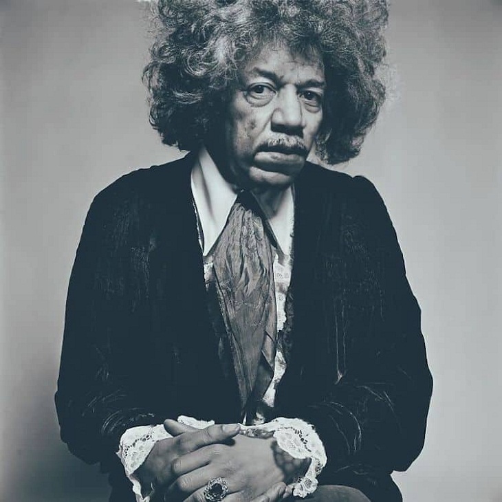 AI Portraits, Jimi Hendrix