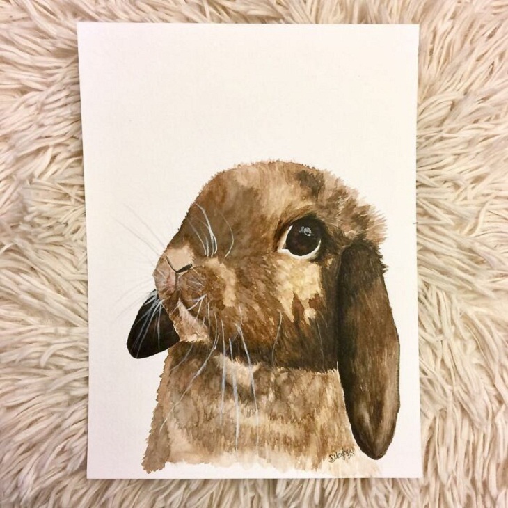 Hyperrealistic Animal Artworks, rabbit