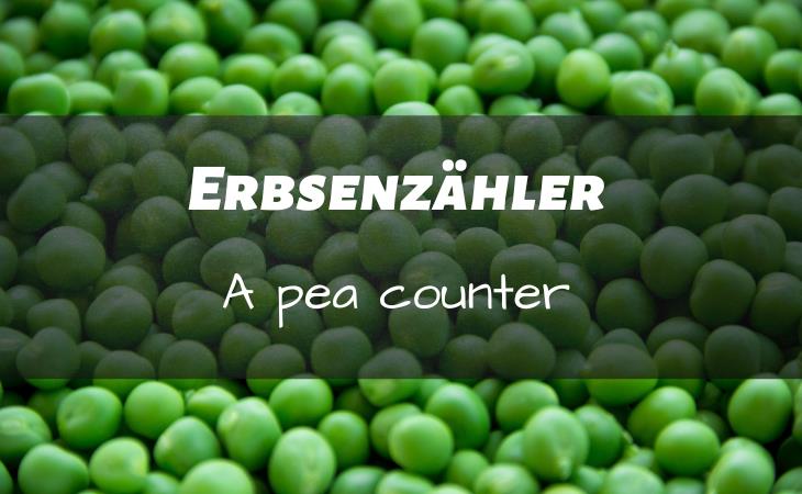 German Insults, Erbsenzähler 