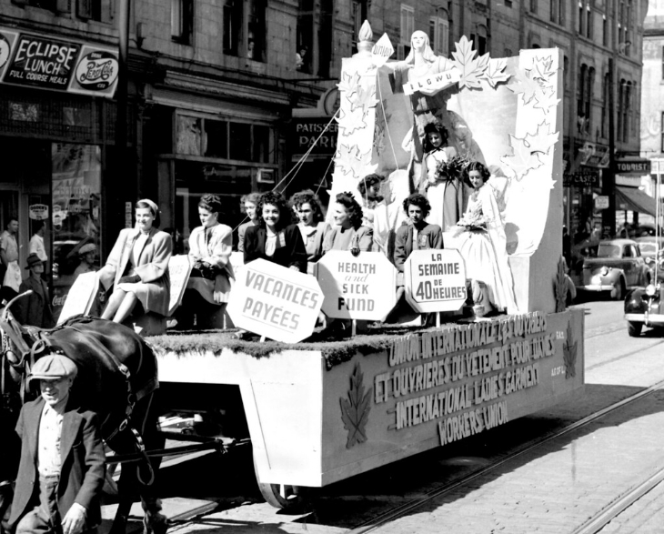 Labor Day parade  in Montreal