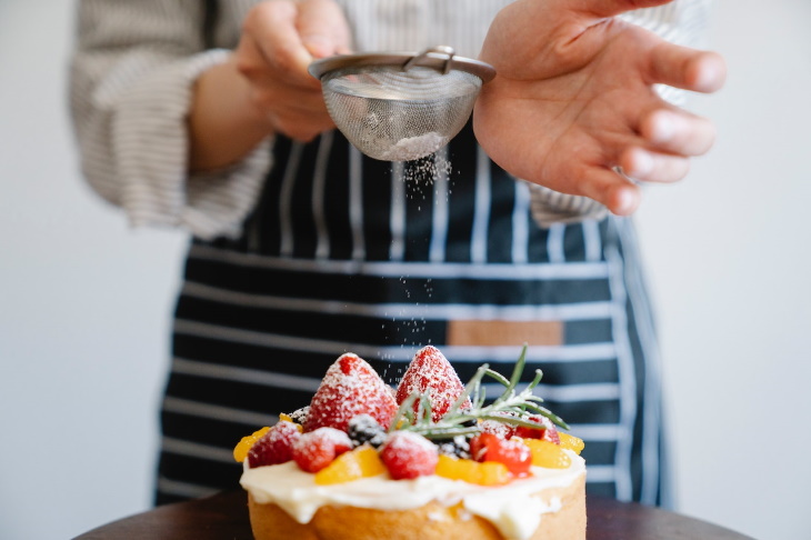 Make Box Cake Look and Taste Homemade cake topping