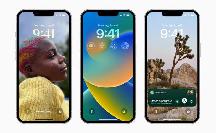 Apple's iOS 16 - colorful screens 2