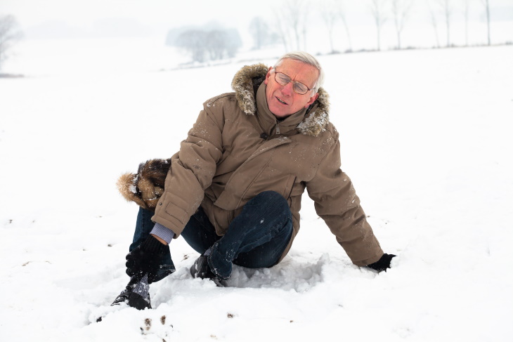 Arthritis Winter Flareups older man fell