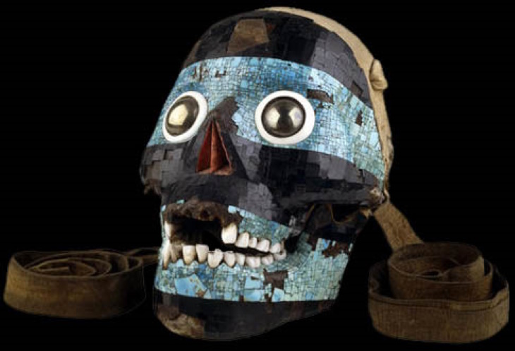 History of Masks Aztec Skull Mask