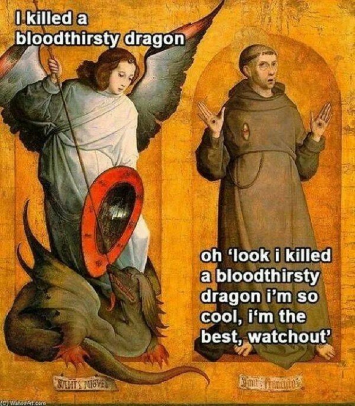  Classical Art Memes, dragon
