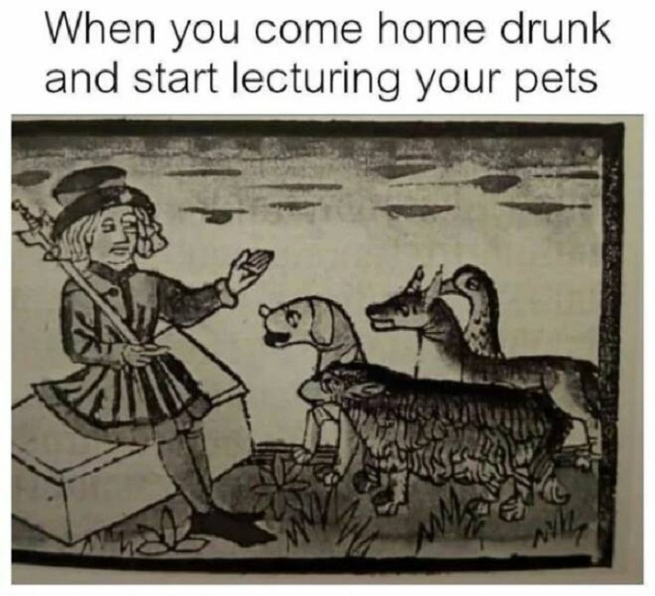  Classical Art Memes, pets