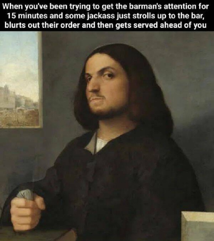  Classical Art Memes, bar