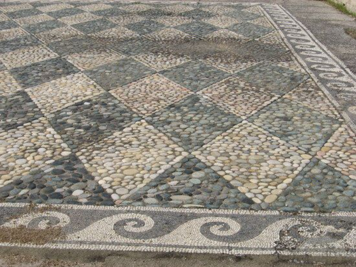 pebble mosaic