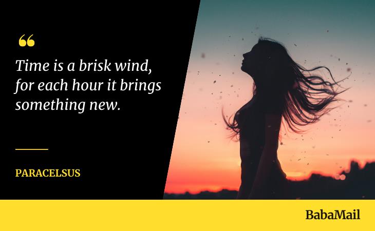 Quotes About Time, wind