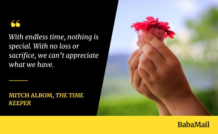 Quotes About Time, appreciation 