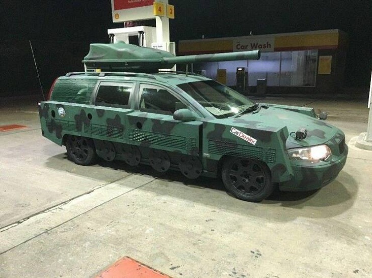 WEIRDEST Cars, tank