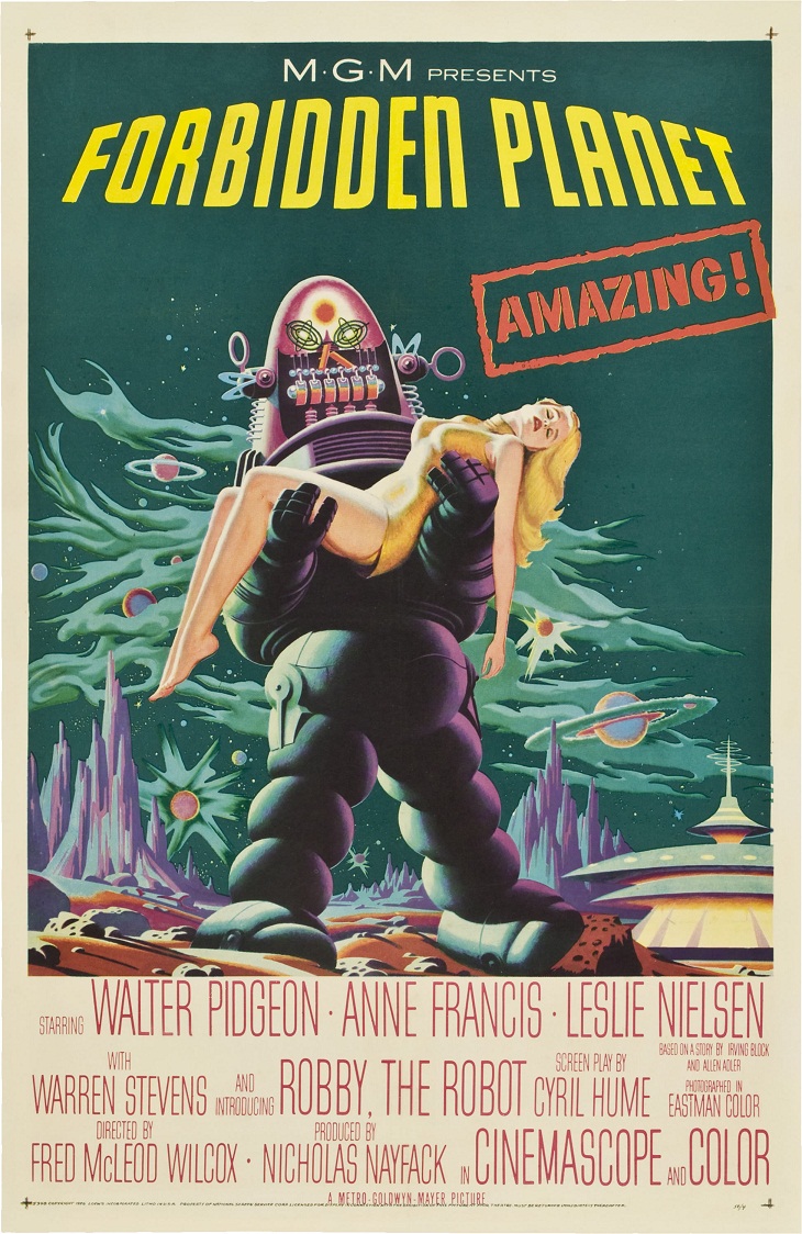  Classic Movie Posters, Forbidden Planet