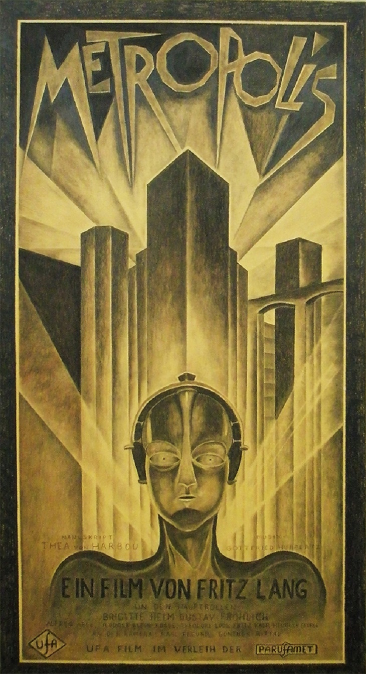  Classic Movie Posters, Metropolis 