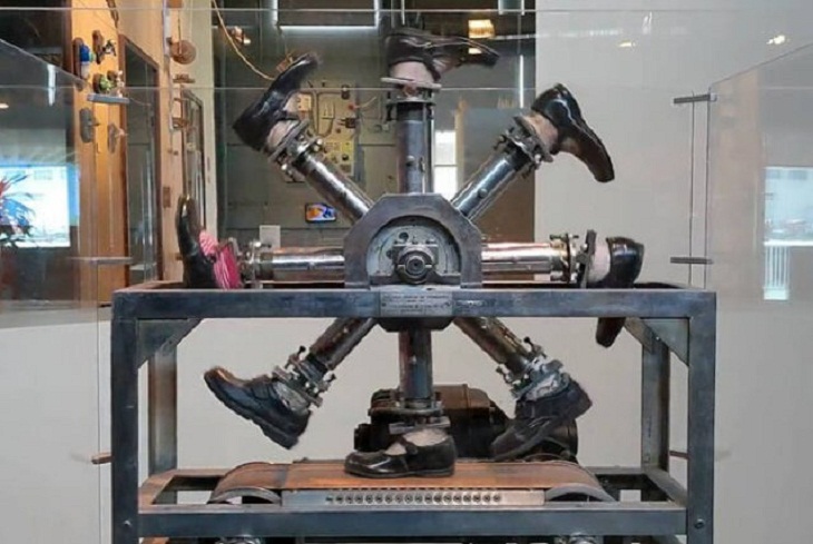 Cool & Unusual Tools, shoe testing machine