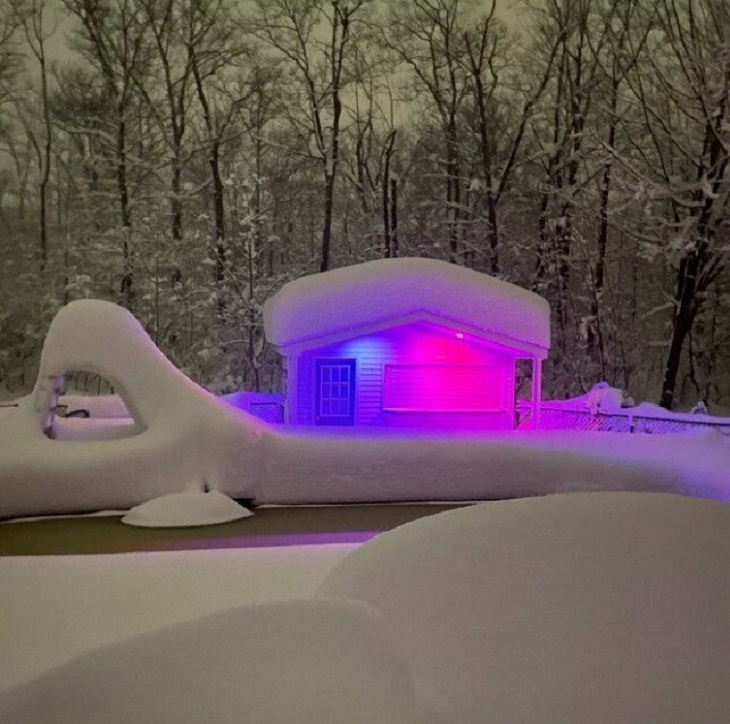 Buffalo Snowstorm, house