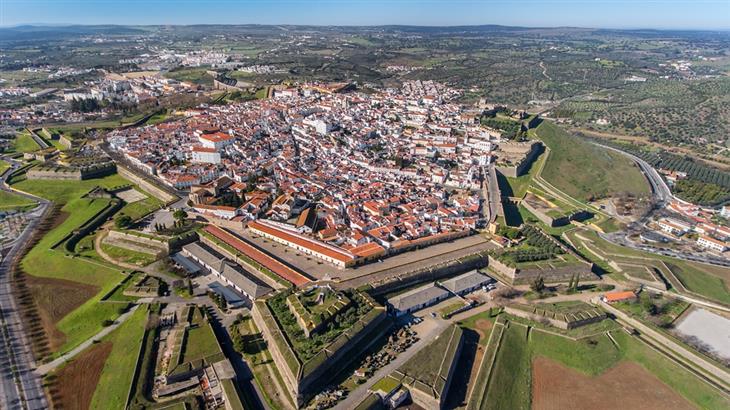 guarnição e cidade fronteiriça de Alves e suas fortificações