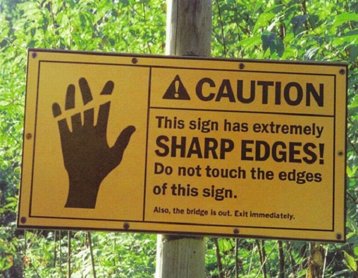 Stunningly Weird Warning Signs