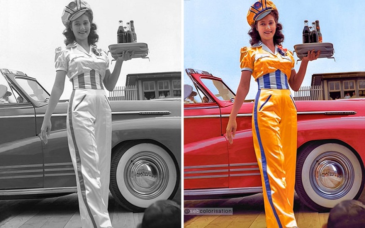 Belas fotos vintage colorizadas