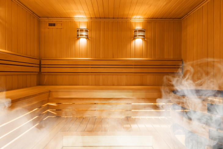 Sauna vs Steam Room steamy sauna