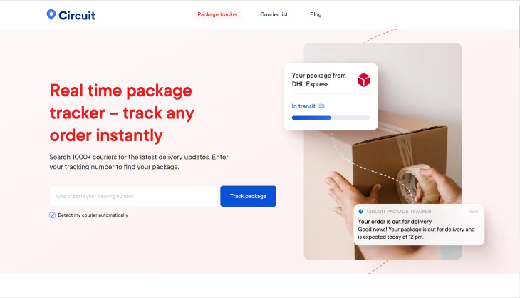 Websites to Track Shipments & Delivery Times Circuit Package Tracker