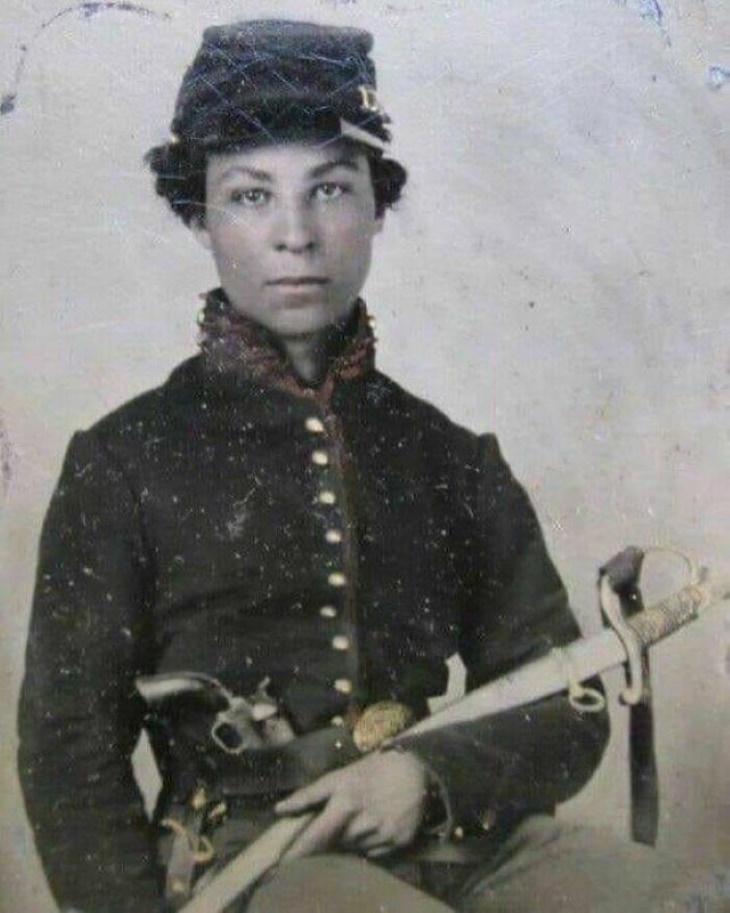 Historical Photos "1862 Us Union Soldier Cathy Williams. She Had To Pose As A Male To Be Enlisted..she Was Part Of The 38 Regiment,infantry Division And Was Called A Buffalo Soldier"