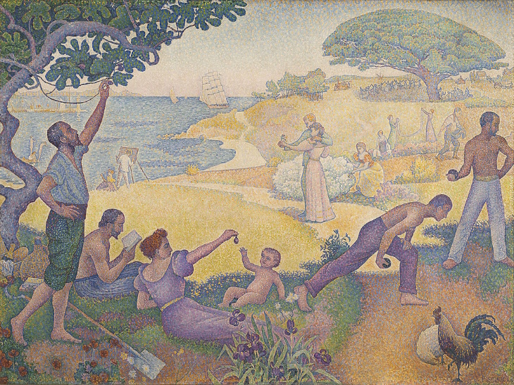 Paul Signac In the Time of Harmony. The Golden Age is not in the Past, it is in the Future (c. 1893-1895)