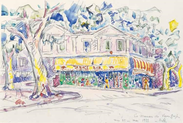 Paul Signac The House of Van Gogh (Arles, place Lamartine, 1933)