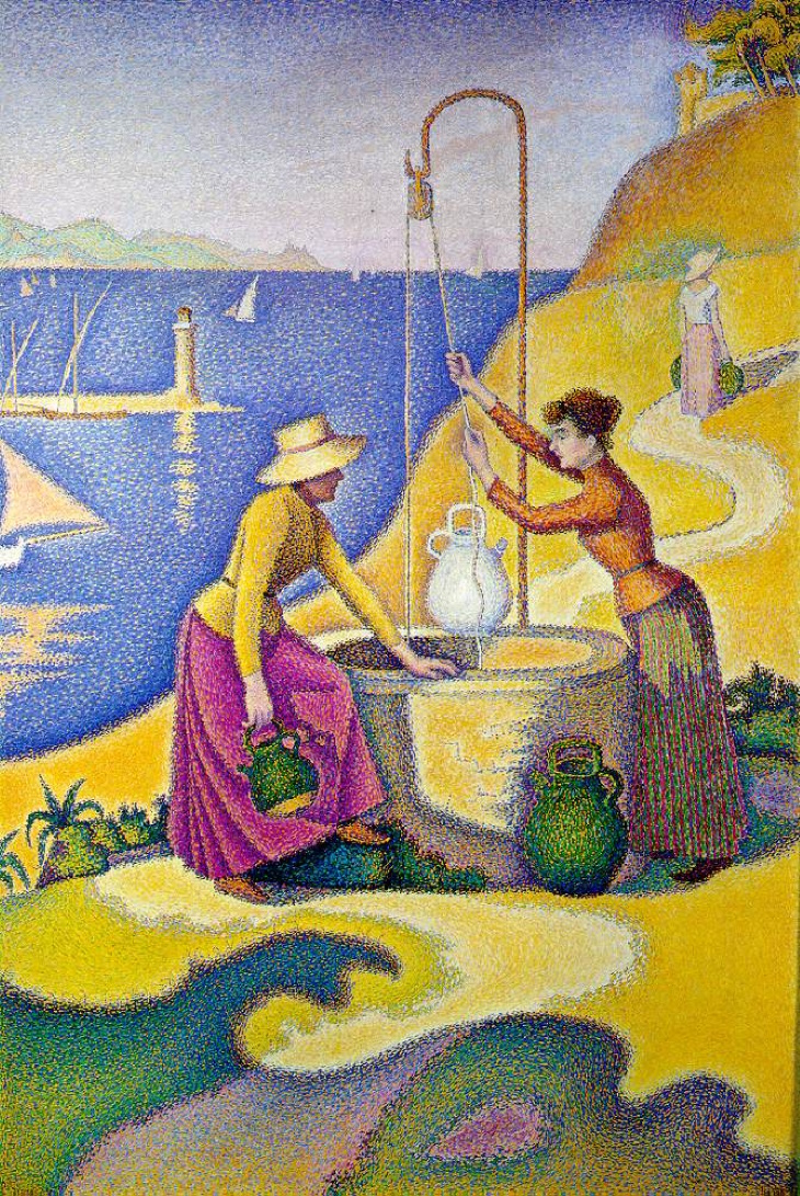 Paul Signac Women at the Well (1892)