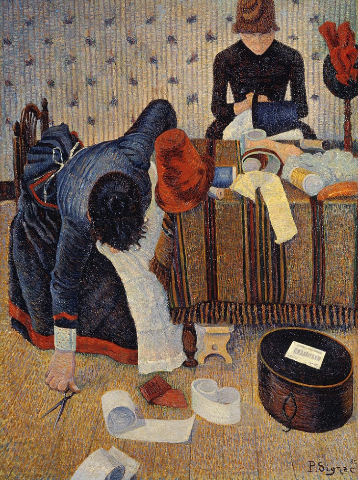 Paul Signac The Milliners (1885-1886)