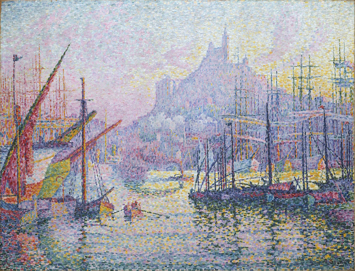 Paul Signac View of the Port of Marseilles (1905)