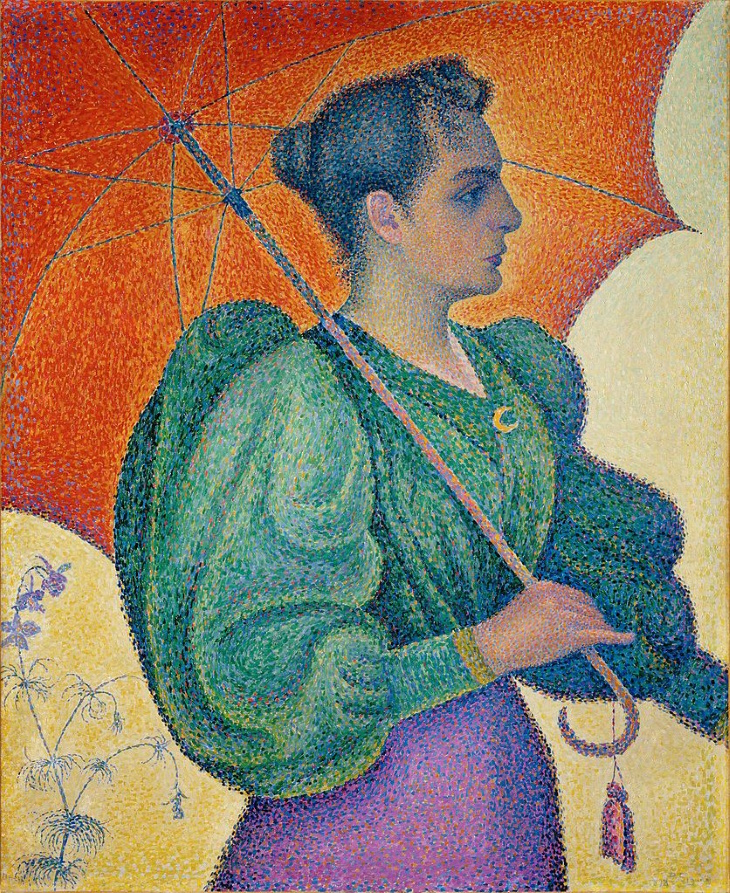 Paul Signac Woman with a Parasol (1893)