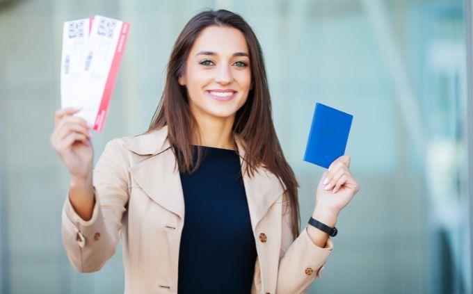 Which group do you belong to and what does it say about you: woman with plane tickets and passport