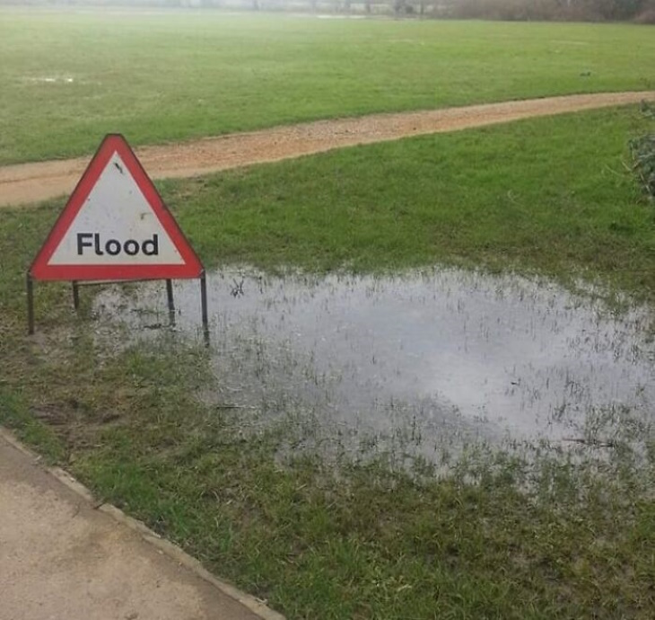 Hilarious Signs Flood