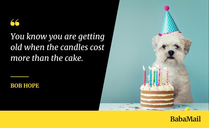 funny birthday quotes, candles