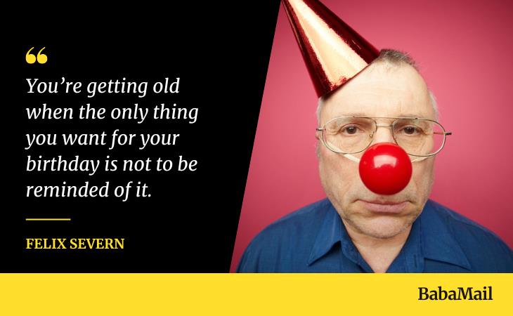 funny birthday quotes, aged