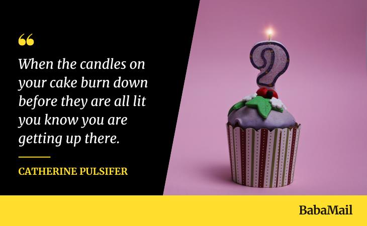 funny birthday quotes, candles