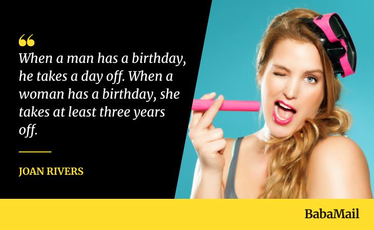 funny birthday quotes, woman