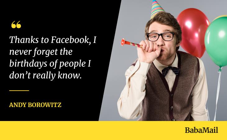 funny birthday quotes, facebook