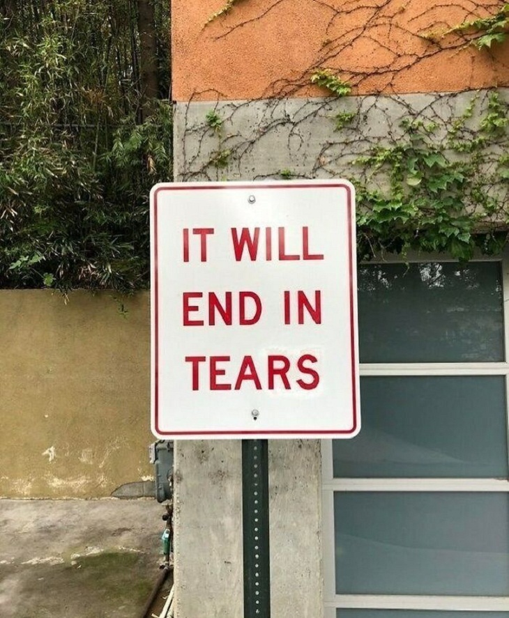 Funny Signs, tears