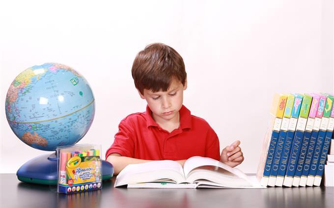 True False Test on World Geography: A child learns geography