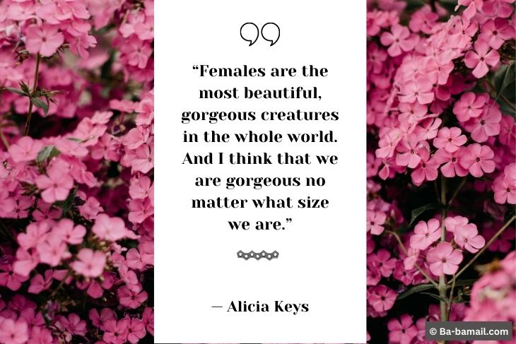 Women’s Month Quotes Alicia Keys