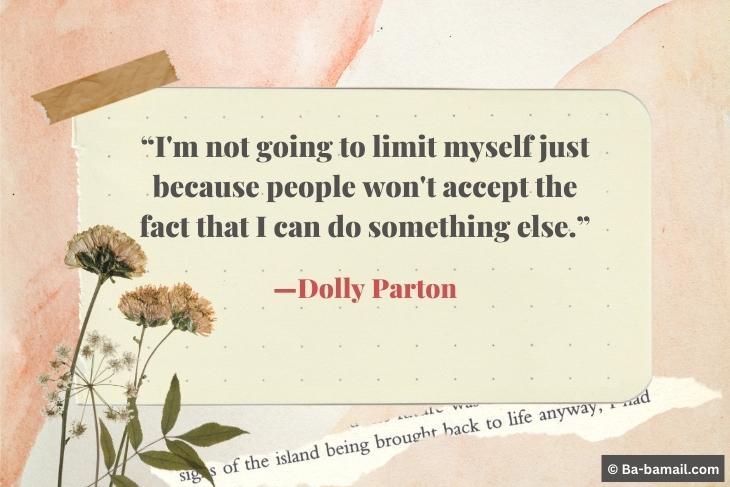 Women’s Month Quotes Dolly Parton