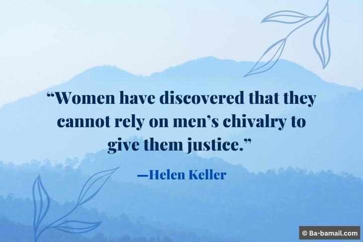 Women’s Month Quotes Helen Keller