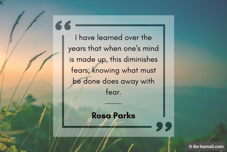 Women’s Month Quotes Rosa Parks