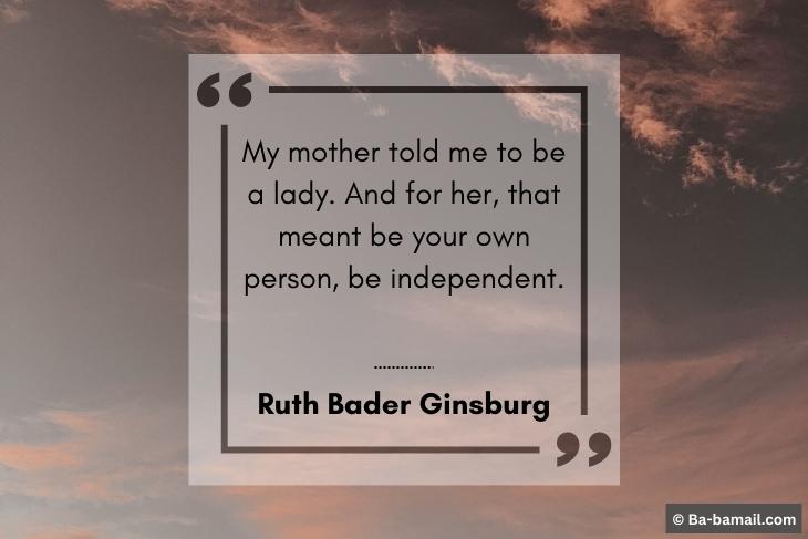 Women’s Month Quotes Ruth Bader Ginsburg