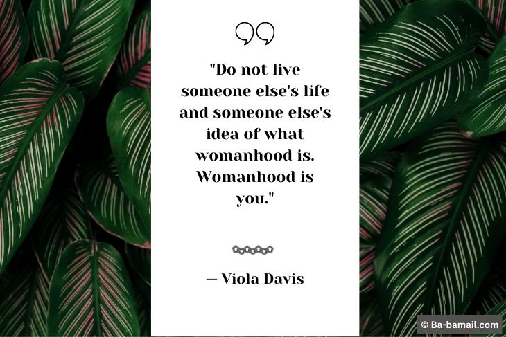 Women’s Month Quotes Viola Davis