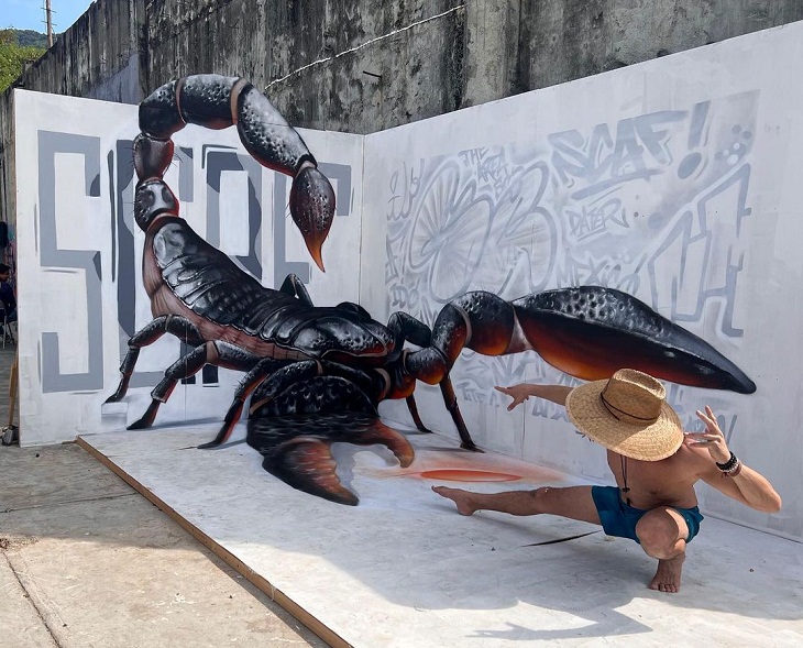 3D Graffiti, scorpion